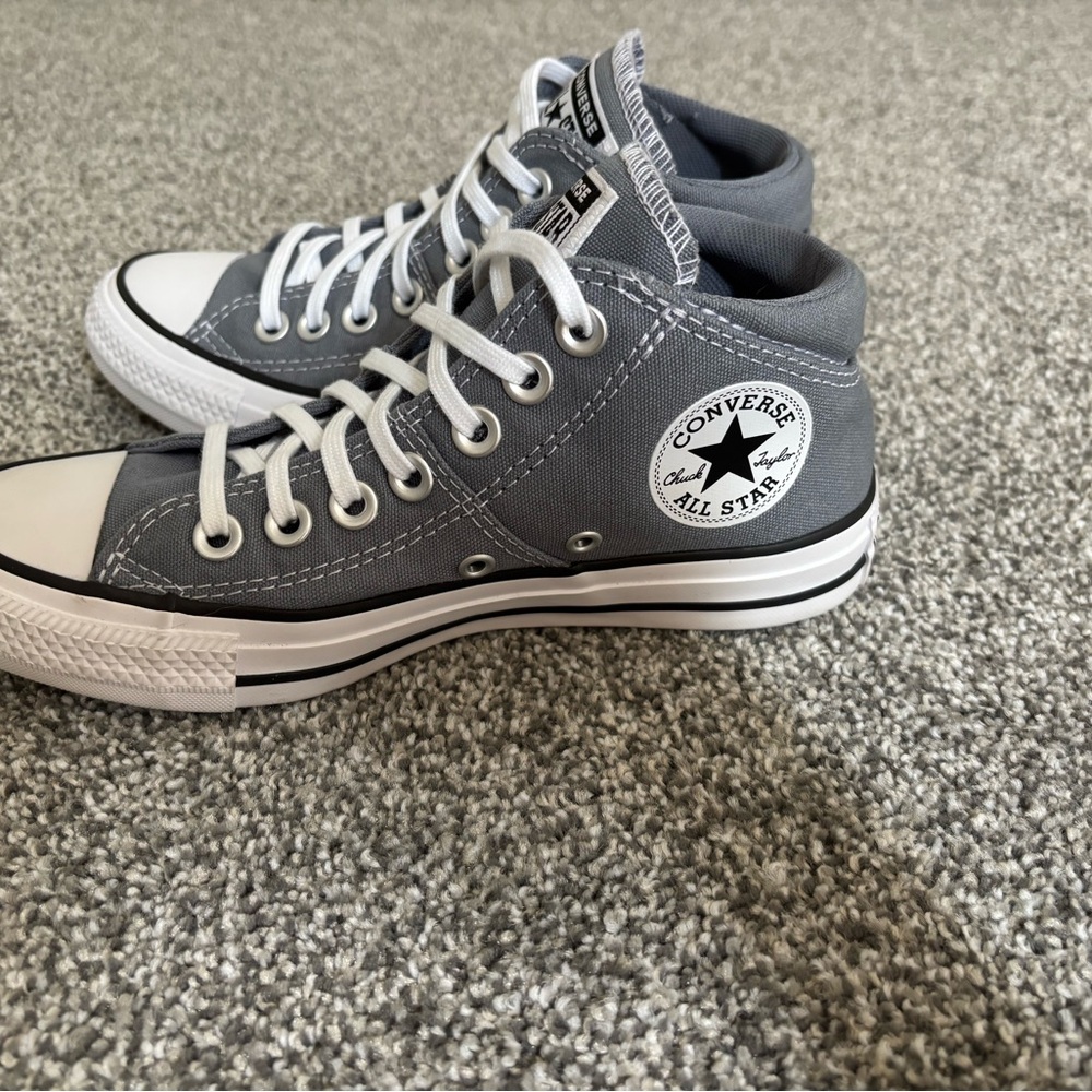 Converse Charcoal High-Top Sneakers